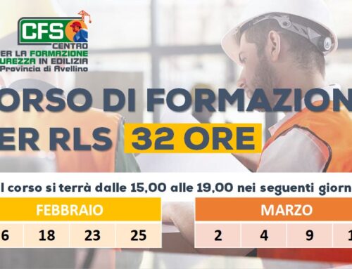 Corso di formazione per RLS, 32 ore