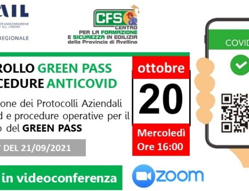 Procedure operative per il controllo del GREEN PASS sul lavoro