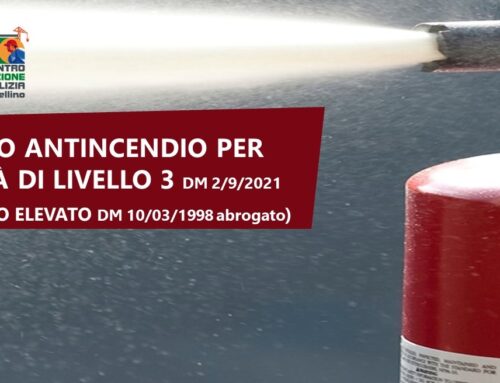 Corso per Addetto Antincendio LIVELLO 3 (già rischio Elevato)