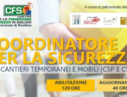 Corso per l’abilitazione del Coordinatore per la Sicurezza nei cantieri